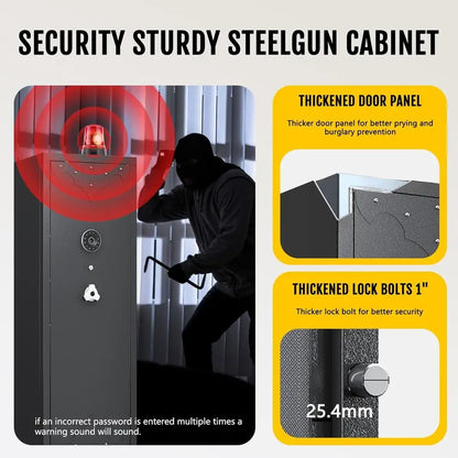 Home Large Gun Safe with Adjustable Racks