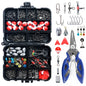 263pcs Fishing Accessories Set with Tackle Box