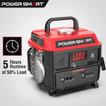 1200Watt Portable Generator with Super Quiet