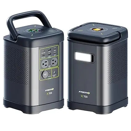 Portable Power Station X700, 662Wh LiFePo4 Battery Solar Generator