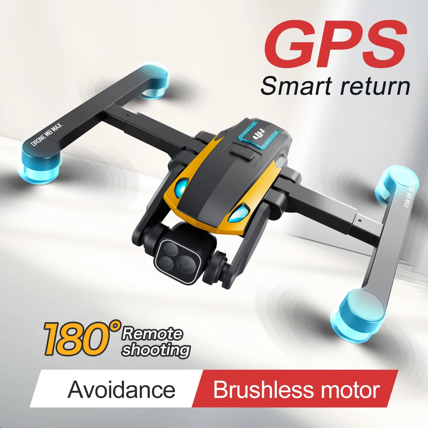 2024 M8Pro RC Drone 1080P Wide Angle HD Camera