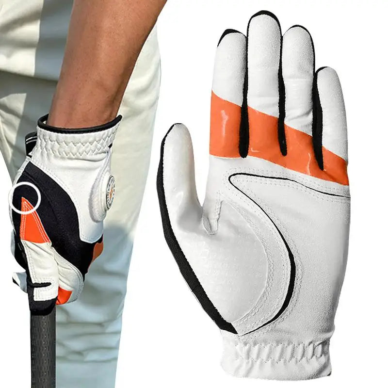 Left Hand Golf Gloves Grip Trainer Reduce Golf Hook Ball