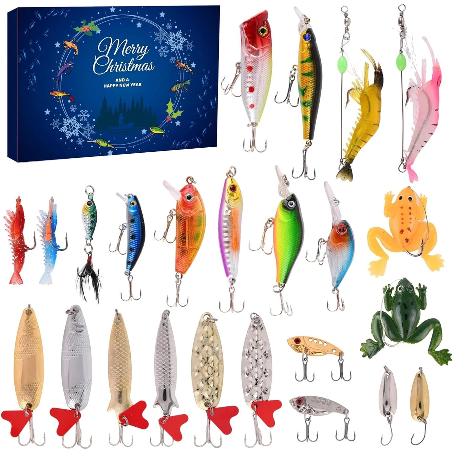 2025 Fishing Advent Calendar 24 Days Fishing Lures