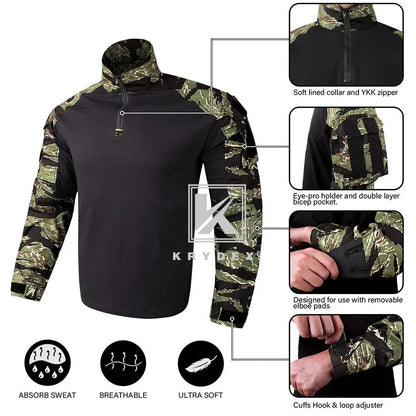 KRYDEX Camouflage Combat Uniform Clothing Hunting