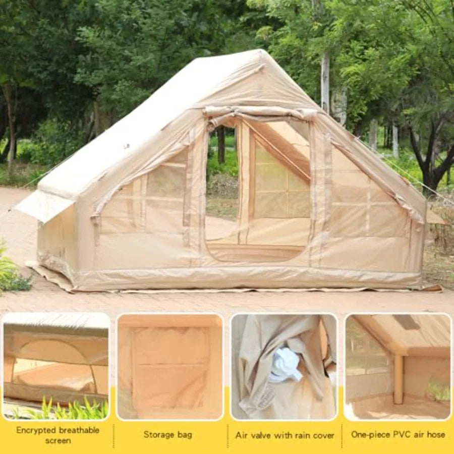 Inflatable Tent for Camping4/6 Person with Stove