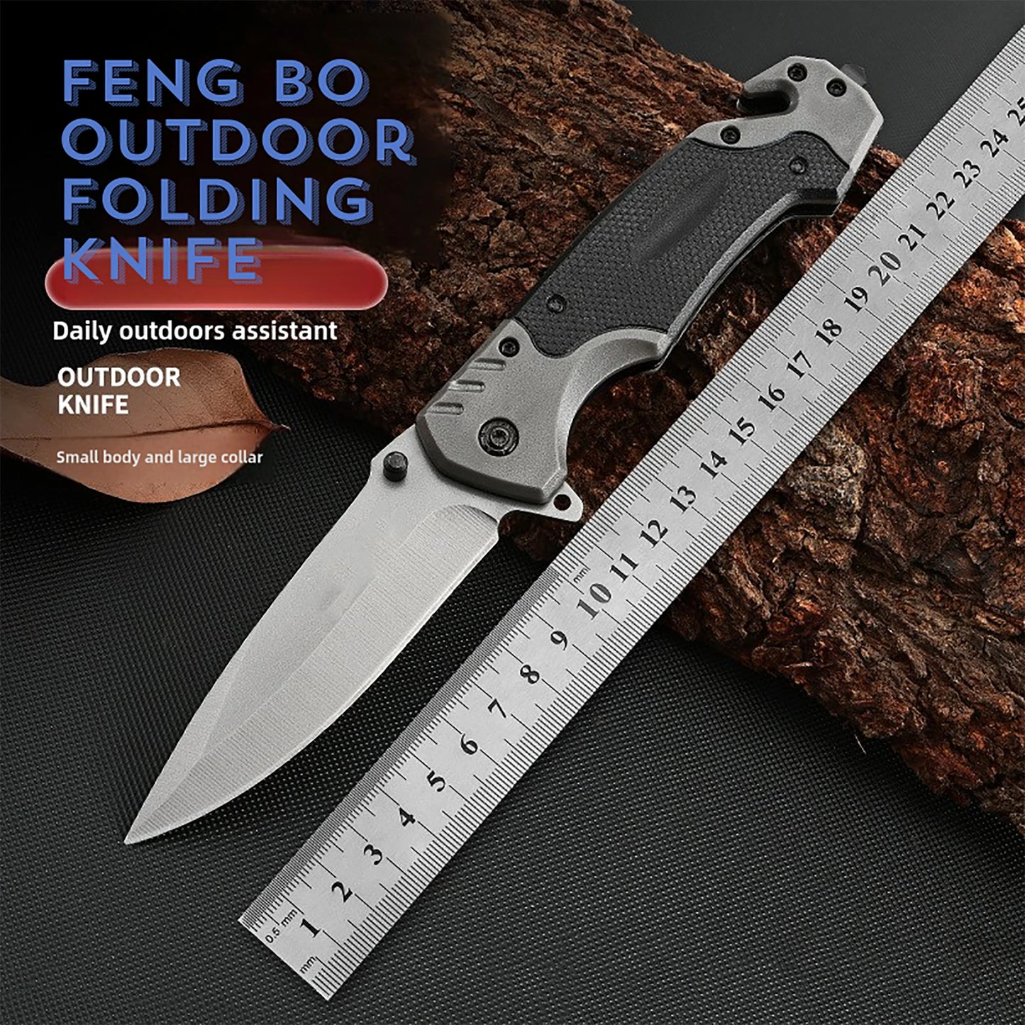Folding knife with clip, EDC small knife
