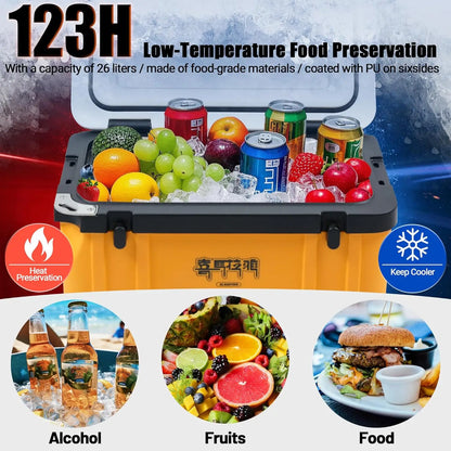 20 Quart Camp Cooler 48 Hours Ice Retention