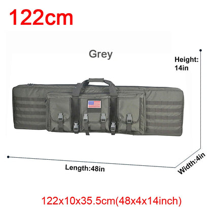 LQARMY 32 38 42 48 inch Tactical Double Rifle Case