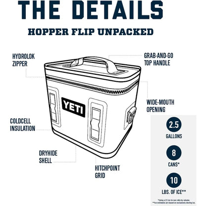 Hopper Flip 8 Portable Soft Cooler for Outdoor Adventures