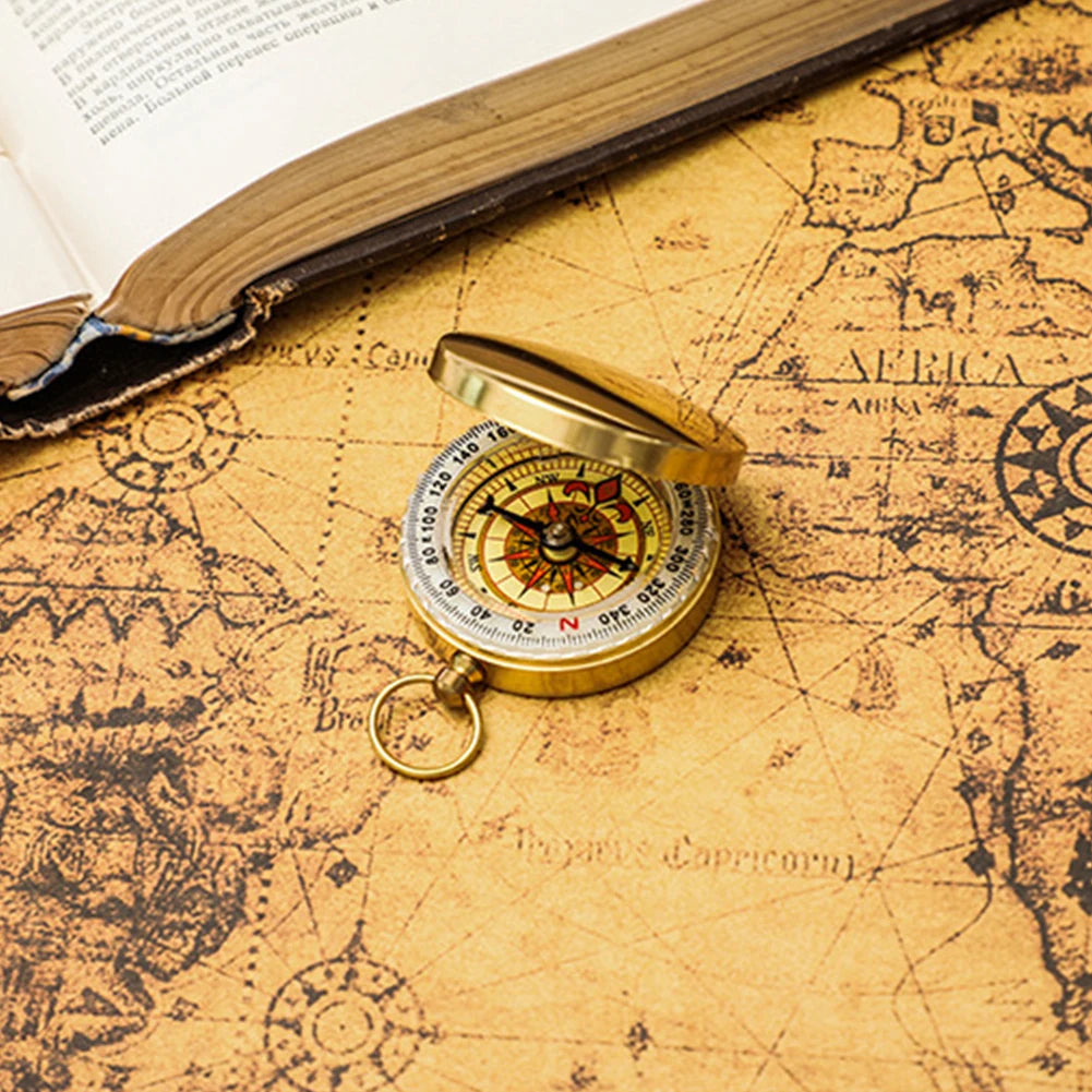 Outdoor Compass Pure Copper Luminous