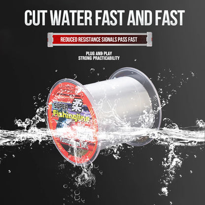300M Fluorocarbon Coated Fishing Line Clear