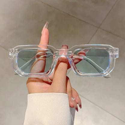 New Men Vintage Rectangle Frame Sunglasses