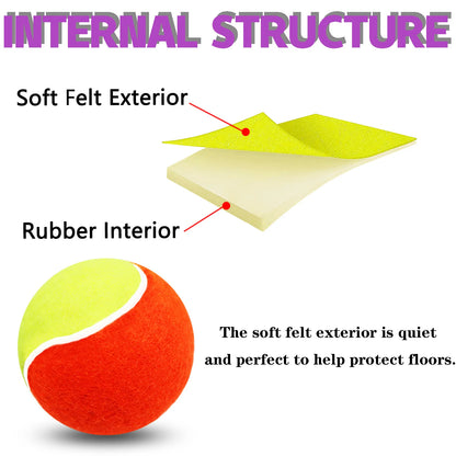 Tennis Balls for Kids 6pcs Soft Elastic Low Compression
