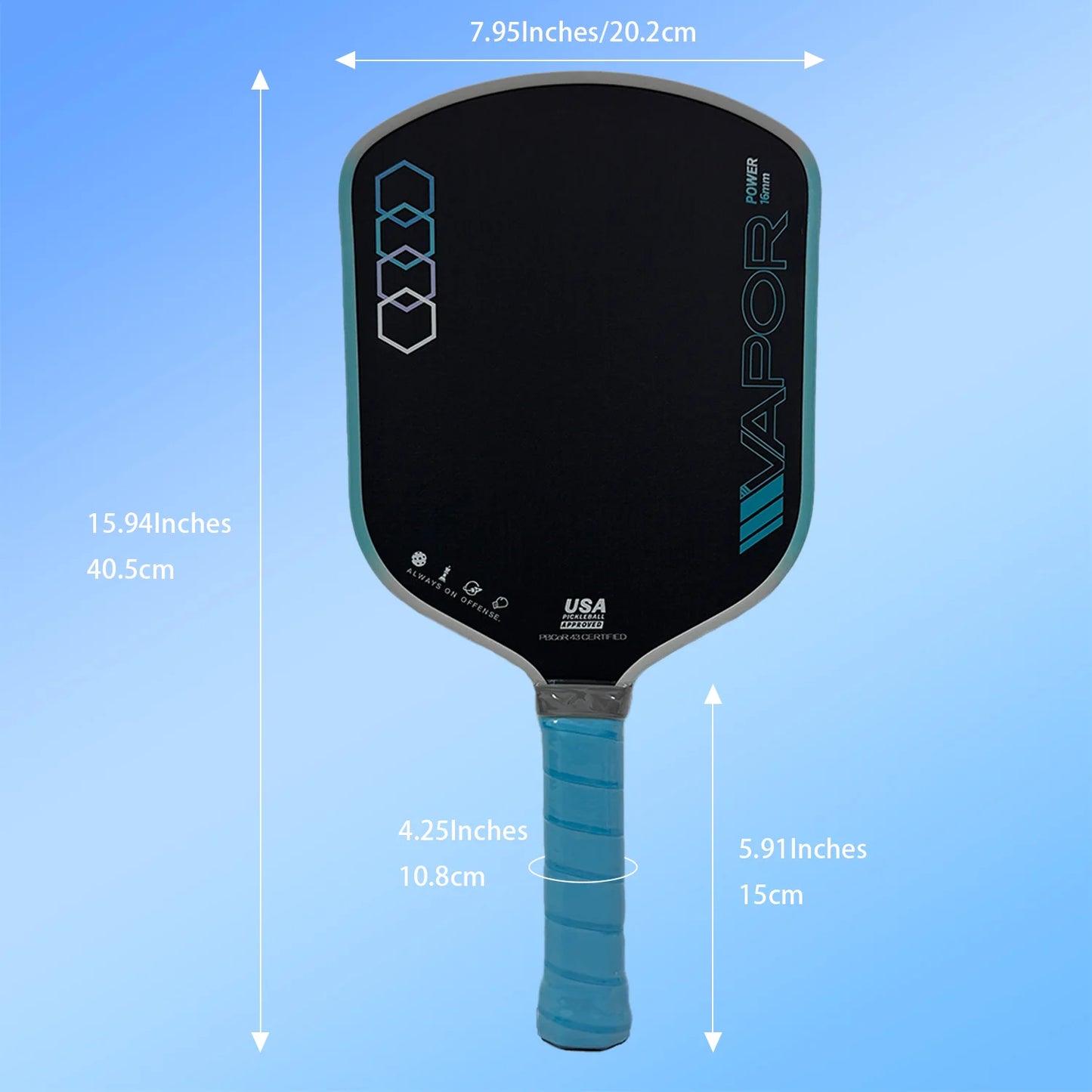 Vapor Power Pickleball Paddles Floating Polypropylene