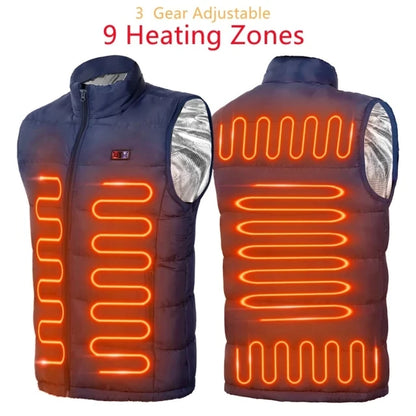 Electric Heated Jackets Men Women Sportswear