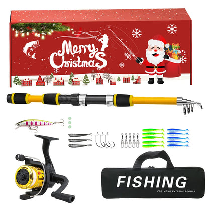 Telescopic Fishing Rod and Reel Combo