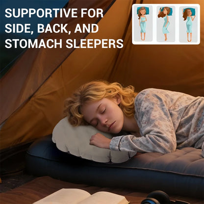 Camping Inflatable Pillow Portable Compressible Folding