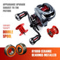 Seasir Mansory Baitcasting Fishing Reel 146g Ultralight Carbon 11+1 7.3:1 HS