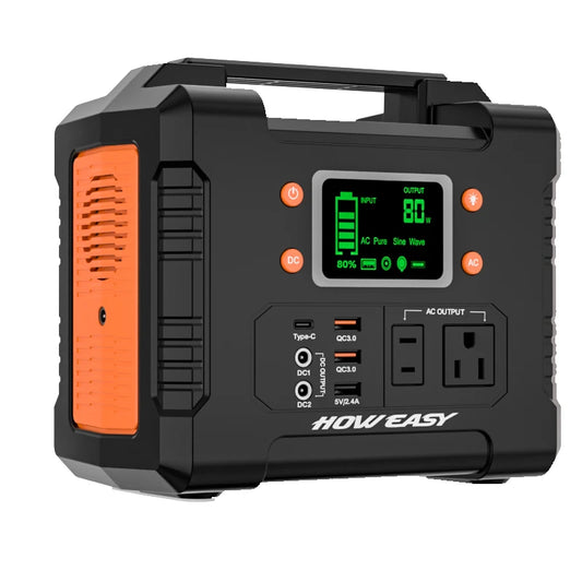 Howeasy 300W Portable Power Station, 236Wh Solar Generator