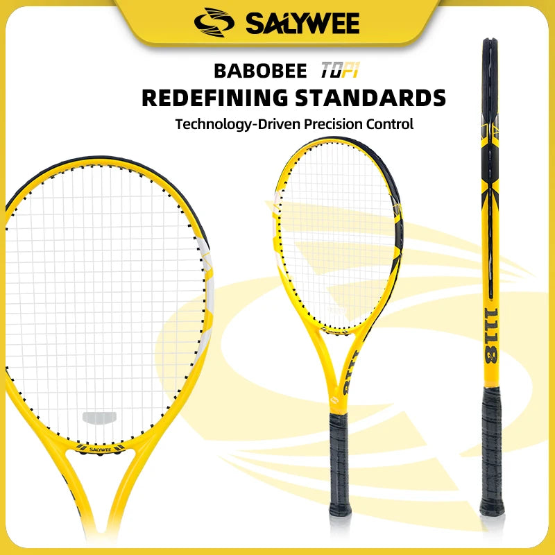 BaboBee SY1118, 100% Full Carbon Fiber Tennis Racket 60lbs