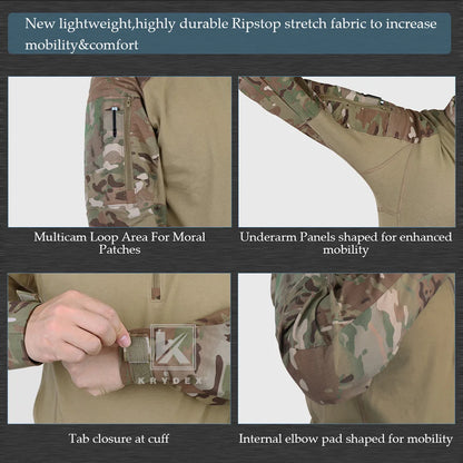KRYDEX Tactical Combat Suit Shirt & Pants