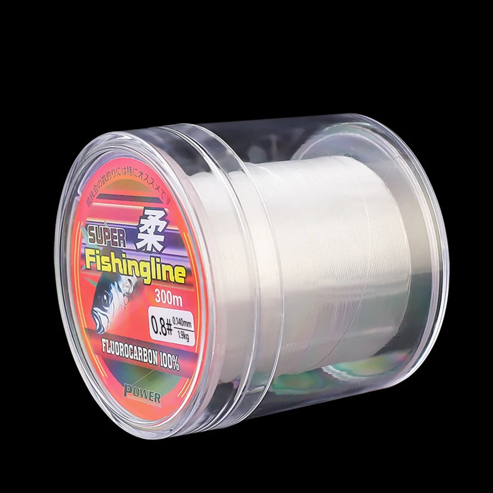 300M Fluorocarbon Coated Fishing Line Clear