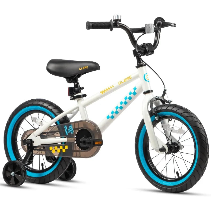 12 14 16 Inch Bike BMX Style for 2-8 Years Old Boys Girls