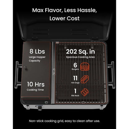 200A Table Top Wood Pellet Grill Pellet Smoker