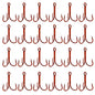 20Pcs Fishing Treble Hooks Carbon Steel