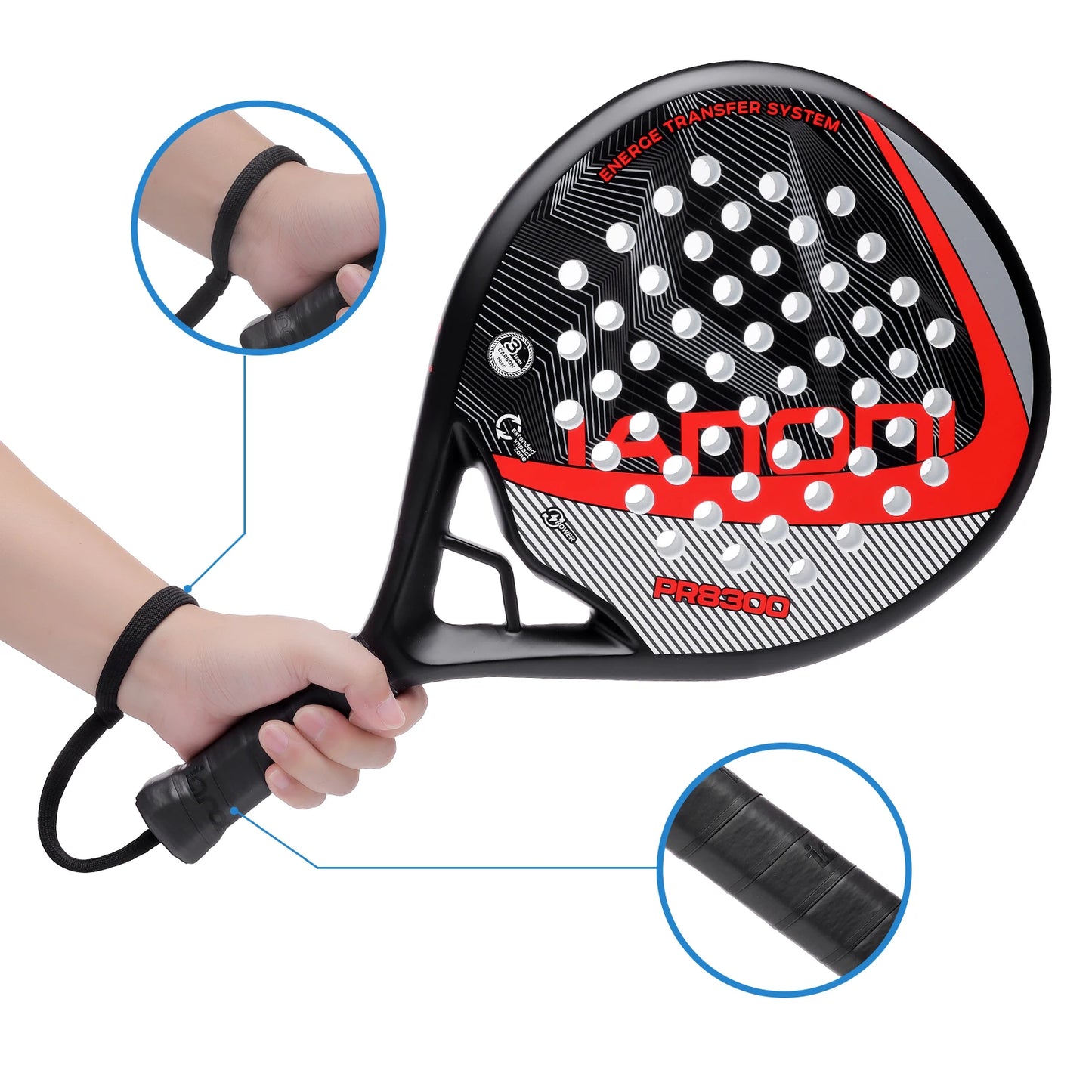 IANONI Padel Racket Carbon Fiber Surface