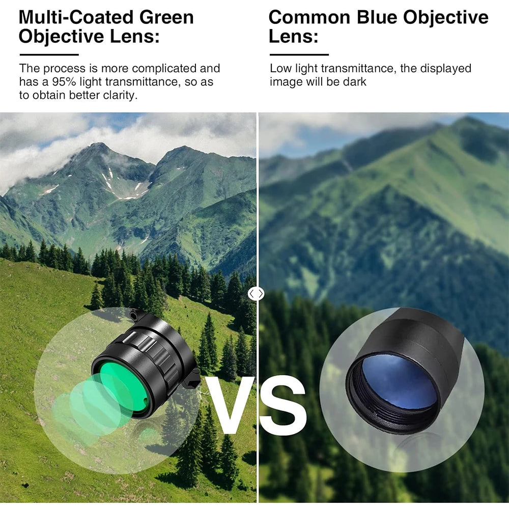 4x32 Tactical Riflescope with Fiber Optic Sight RGB Illuminated