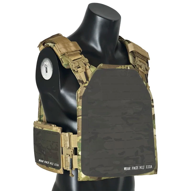 NIJ IIIA 0101.06 P-BFS 9X19mm FMJ and .44 PE ballistic soft armour panel