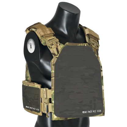 NIJ IIIA 0101.06 P-BFS 9X19mm FMJ and .44 PE ballistic soft armour panel