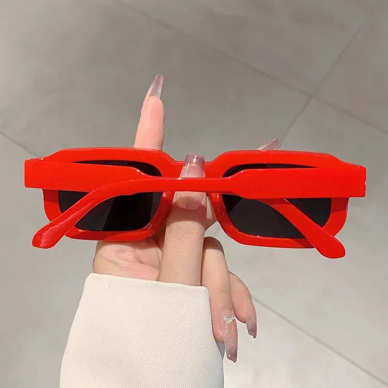 New Men Vintage Rectangle Frame Sunglasses