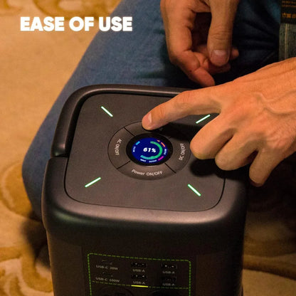 Portable Power Station X700, 662Wh LiFePo4 Battery Solar Generator