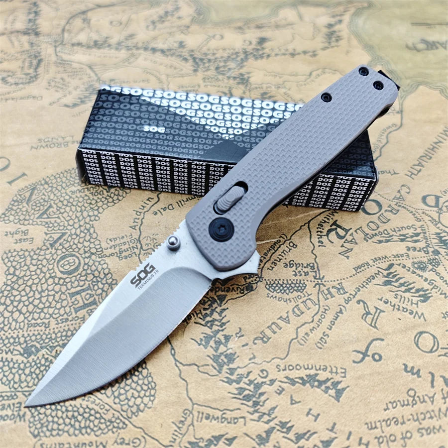 Folding Pocket Knives D2 Drop Point Blade