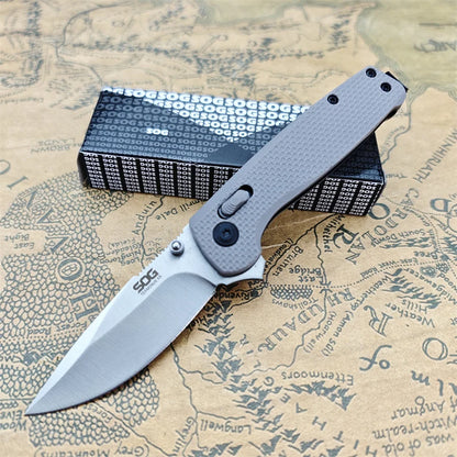 Folding Pocket Knives D2 Drop Point Blade