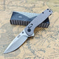 Folding Pocket Knives D2 Drop Point Blade