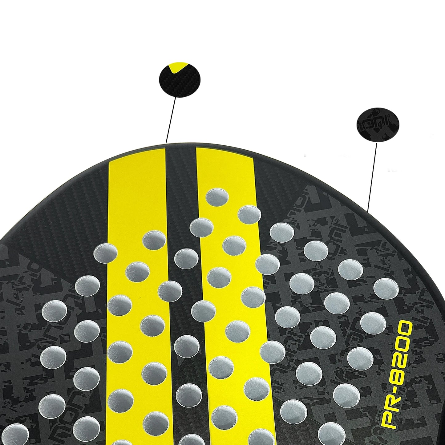 IANONI Paddle Set With 3 Balls Carbon Fiber