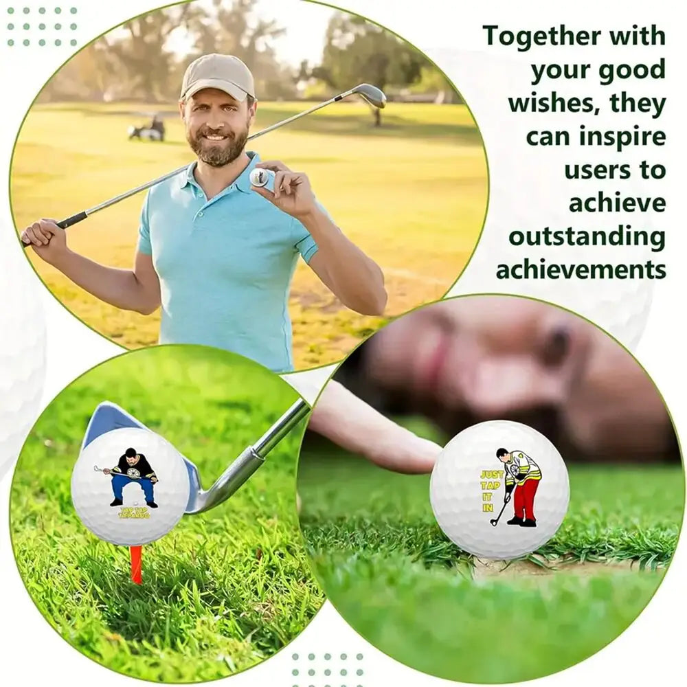 4 Counts Funny Golf Balls