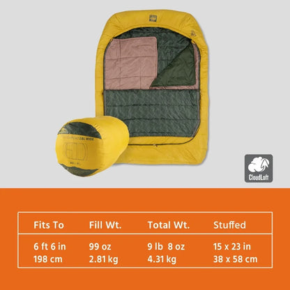Comfort Doublewide 20 Degree Sleeping Bag Two Person