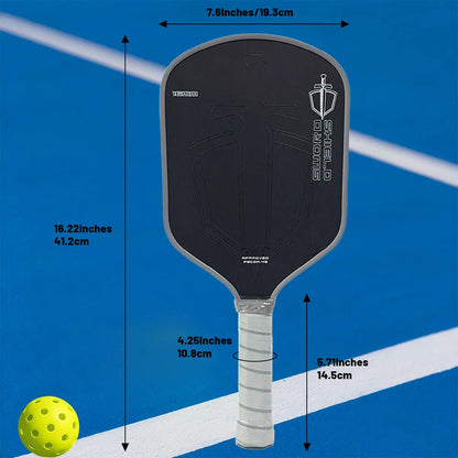J2nf 16mm Sword & Shield Pickleball Paddle, Gen. 4.5