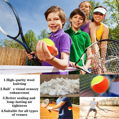 Tennis Balls for Kids 6pcs Soft Elastic Low Compression