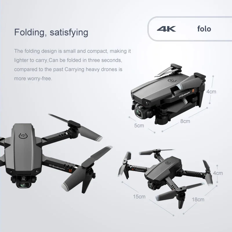 New XT6 Mini Drone 4K 1080P HD Camera WiFi Fpv Air Pressure Altitude
