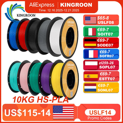 KINGROON HS-PLA Filament 5/10KG