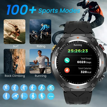 SENBONO 2025 Built-in GPS Smart Watch Bluetooth