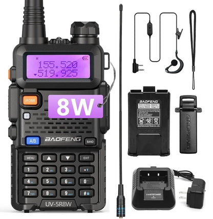 1/2/4 PCS Baofeng UV-5R 8W Walkie Talkie Ham Radio