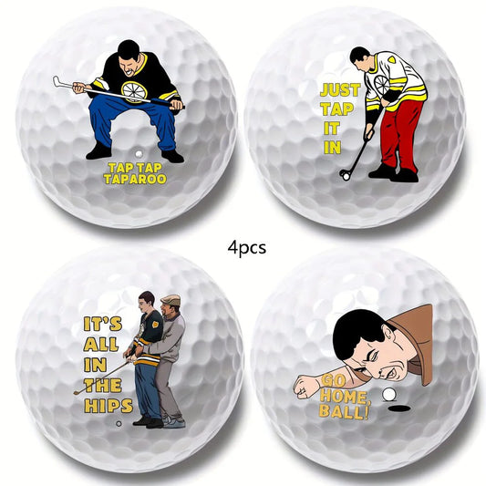 4 Counts Funny Golf Balls