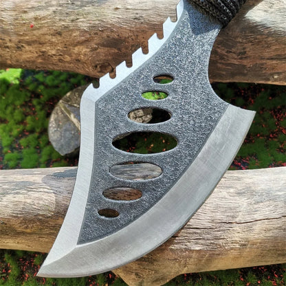 Stainless Steel Survival Tomahawk Ax: Nylon Sheath
