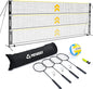 3-in-1 Adjustable Sports Net Set for Volleyball, Badminton, Pickleball